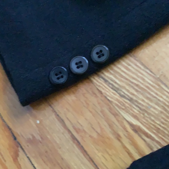 DOUBLE BREASTED TRENCH COAT BLACK ELLABEE SMALL - Picture 9 of 9